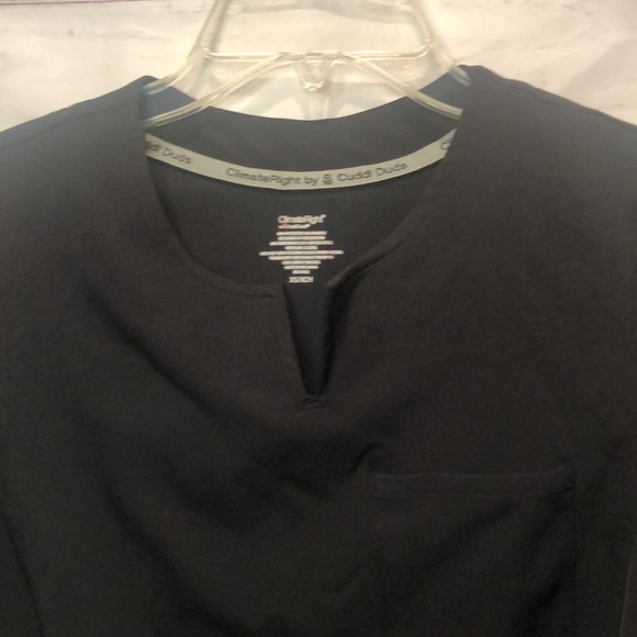 Cuddle Duds Scrub Climate Right Black Size XS - Picture 6 of 7